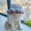 Кошачья шляпа для питомцев вязаная шляпа для косплея Хэллоуин Рождественская вечеринка костюм головной убор аксессуары для переодевания для щенка кошки котенка