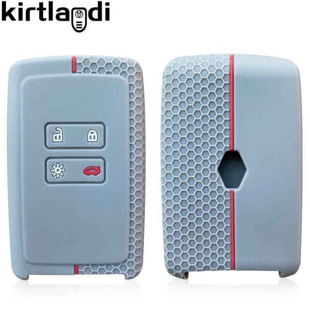 Силиконовый чехол для ключей для Renault Captur Megane Talisman Espace Clio Zoe Koleos Scenic 4 Arkana для Dacia Sandero Card Remote