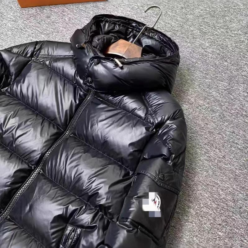 Мужская зимняя куртка Maya Classic Black, морозостойкая, утолщенная, хлопковая, 2025