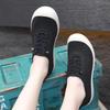 Women's Breathable Soft Soled Loafers Lightweight Singles Shoes Comfortable Anti Slip Round Head Solid Colour Walking Sneakers