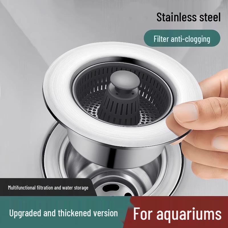 Набор из 2 заглушек для воды в кухонную раковину - Всплывающие сердцевины против запаха