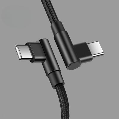Кабель для передачи данных USB C на Type C 100 Вт под углом 90 градусов Кабель USB-C Зарядное устройство для телефона Быстрая зарядка для iPhone15 Pro max plus Xiaomi Redmi