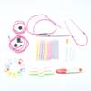 Interchangeable ABS Plastic Circular Knitting Needles Set - 10 Pairs