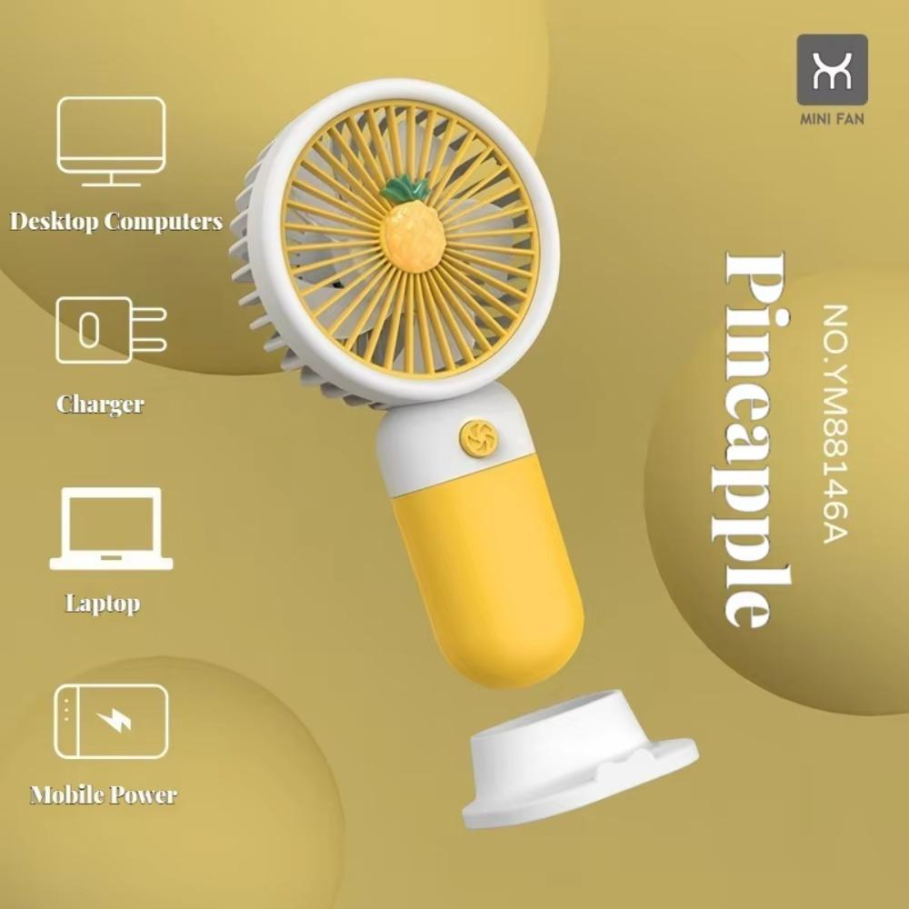 Cute Style Mini Fan Fruit Theme Handheld Fan Handheld Portable Fan  Summer Use