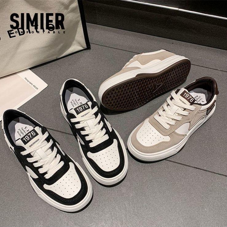 Обувь для скейтбординга женская весна 2024 года знаменитости Интернета новая платформа повседневная спортивная обувь студентки Xiaobai обувь для скейтбординга женская обувь