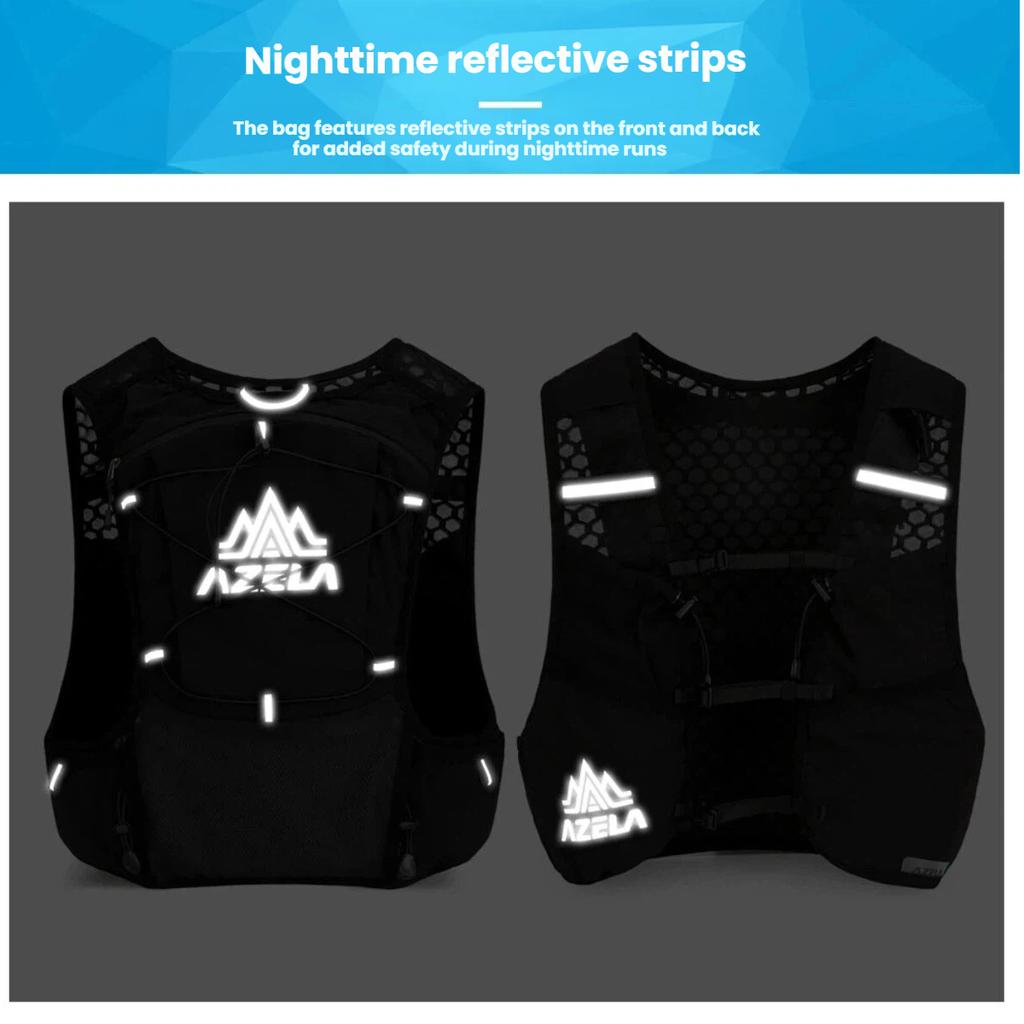 Outdoor Trail Running Backpack Ultralight Hydration Vest for Men Women Breathable Hiking Pack