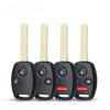 Replacement Remote Car Key Shell For Honda Accord Civic CRV Pilot Insight 2 2+1 3 3+1 Buttons Fobs Auto Key Case Cover