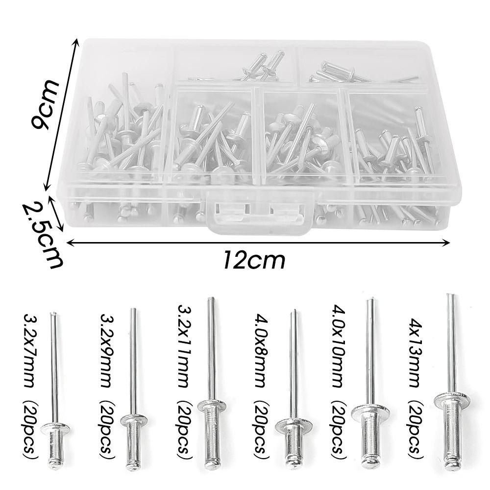 Новая алюминиевая заклепка-пистон с куполообразной головкой, различные размеры, куполообразная глухая заклепка, самозакрывающиеся заклепки, гвоздь