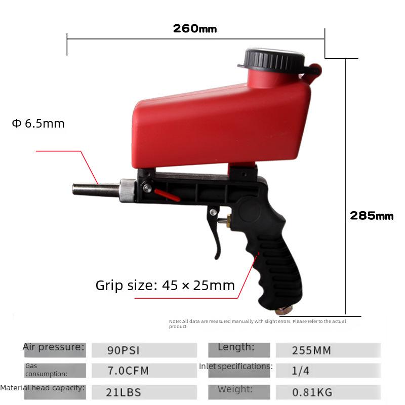 Портативный пневматический пескоструйный пистолет