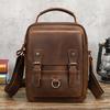 Мужская сумка через плечо из натуральной кожи Модная Ретро Мода Crossbody Crazy Horse Для улицы Путешествий