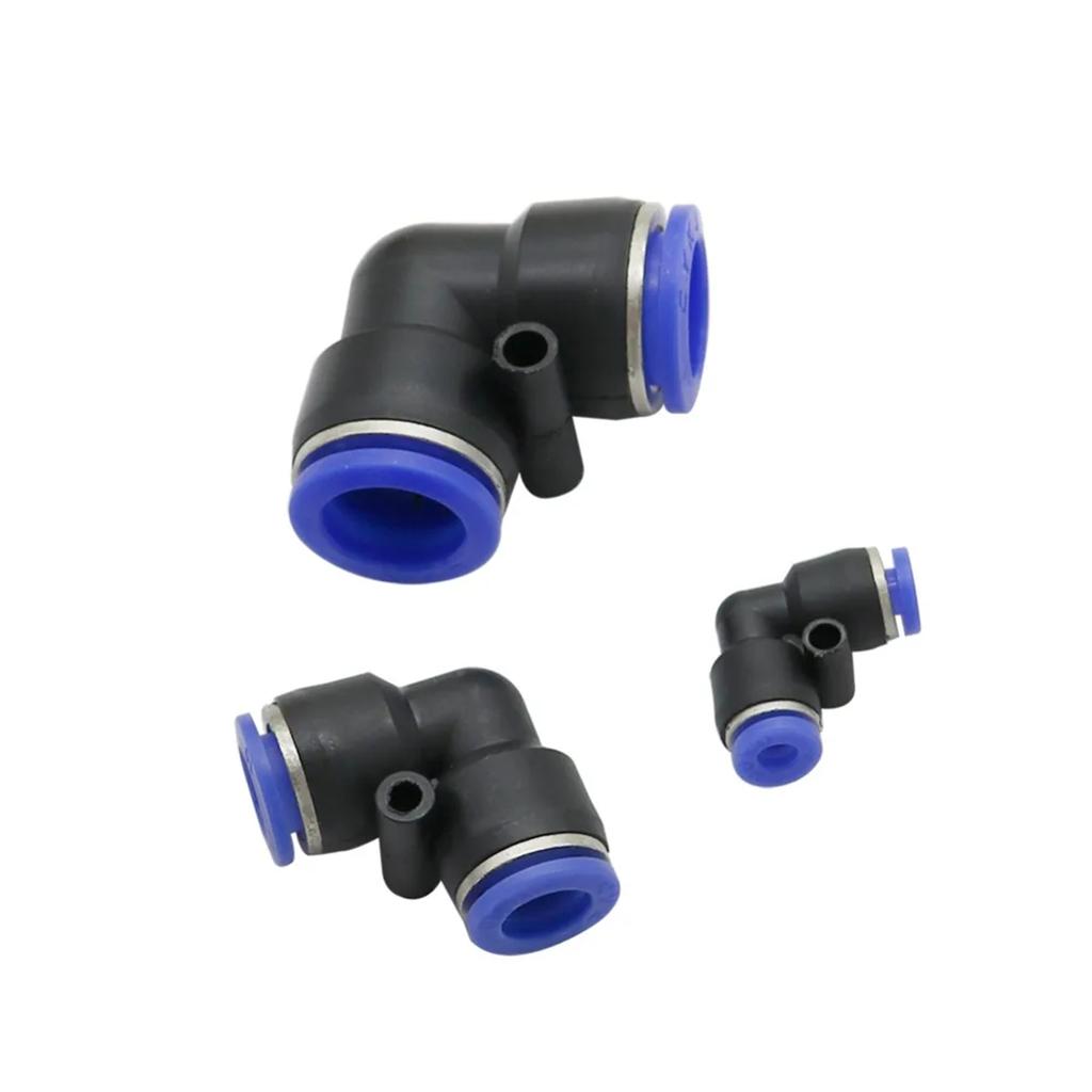 Угловой быстроразъемный соединитель с наружным диаметром 4/6/8/10/12/14/16 мм, пневматическое соединение для домашней кухни, разделитель воды