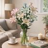 Plastic Simulated Flower Decor Real Touch Floral Arrangement Fake Flowers  Birthday Party