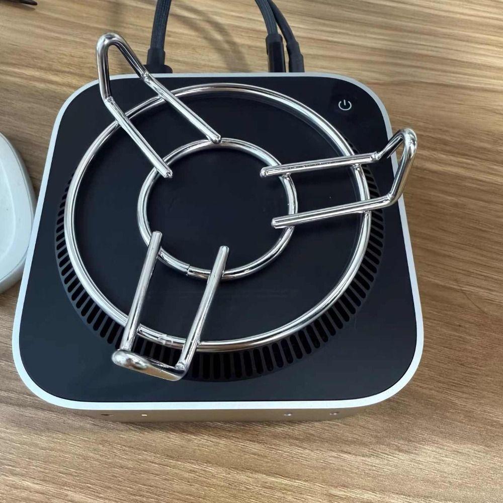 Увеличивающая подставка для настольного компьютера с функцией рассеивания тепла, крепление для док-станции Mac Mini M4/M4 Pro 2024