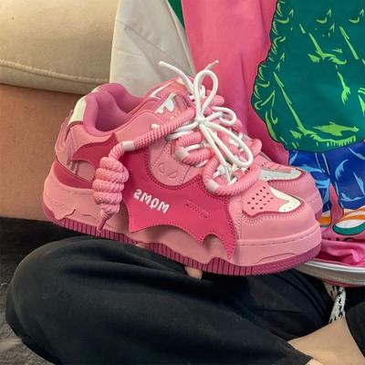 Женская мода, новые универсальные повседневные нескользящие туфли на толстой подошве