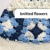 Handmade Crochet Flower Bucket Hat for Girls Korean Hot Travel Beach Panama Caps Design Knitted Hat Winter Beanie Wool Warm Cap