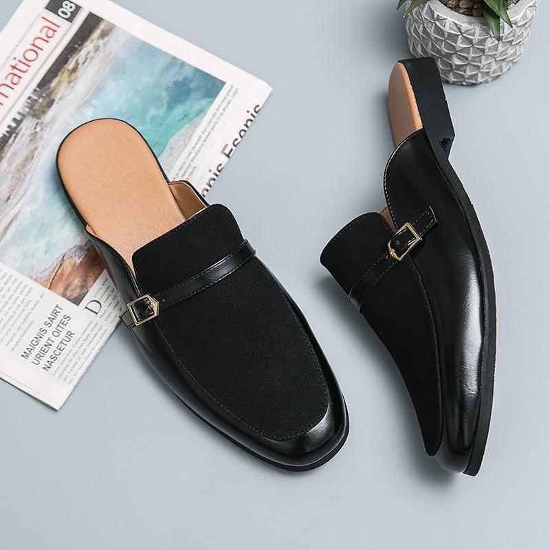 Лидер продаж, мужская домашняя обувь на плоской подошве, мужская деловая рабочая обувь, повседневные универсальные мокасины, Европа Америка, бесплатная доставка