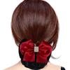 Nurse Hotel For Girls Zircon Ponytail Clip Women Spring Clips Hairgrips Cover Net Korean Bun Snood