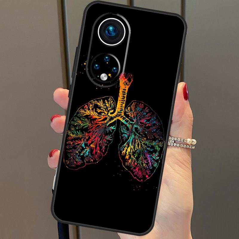 Человеческое Сердце Мозг Легкие Чехол Для Honor Magic 6 Pro 5 Lite 50 70 90 X6 X7 X8 X9 Honor X6a X7a X8a X9a X8b X9b Обложка
