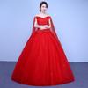 Large Size Big Size Wedding Dresses Resses Red Wedding Dresses Slender