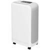 HOMCOM 12L Portable Dehumidifier Tactile with Vidange Pipe, Timer and Filter, in ABS, 28x18x50.6 cm, White