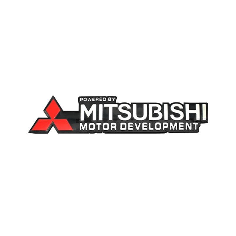 For Mitsubishi Ralliart Lancer 10 9 EX Outlander ASX L200 3D Aluminum Car Stickers Emblem Body Rear Trunk Tail Decal Accessories