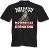 26 Мотоциклетная футболка Мужская Супербайк Moto GP Мотоцикл Байкер Прогноз на выходные Пьянство Унисекс Футболка
