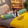 Cute Cylindrical Side Sleeping Body Pillow Soft Cartoon Pregnancy Sleep Leg Gripper Pillows Detachable Washable Long Pillow Gift