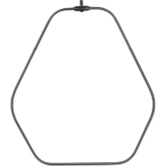 Major Craft Landing Hexagonal with Net and Landing Net Net, Net, Medium, Frame, Black, MCHN-1M/BK