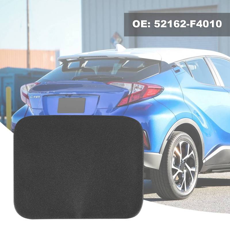 N62R-For Toyota C-HR 2017-19 Trailer Tow Hook Cover Cap Rear Bumper Unpainted 52162-F4010