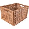 Panier de Rangement en Osier - CREATIVE HOME - 40 x 30 x 16 см - Marron - Paille - Fiber naturallle