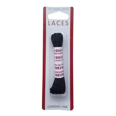 Тонкие круглые спортивные / ботиночные шнурки 120 см Черные