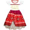 Halloween Vampire Descendants 4 Children'S Flying Sleeve Dress 2D Printed Children'S Suit Skirt