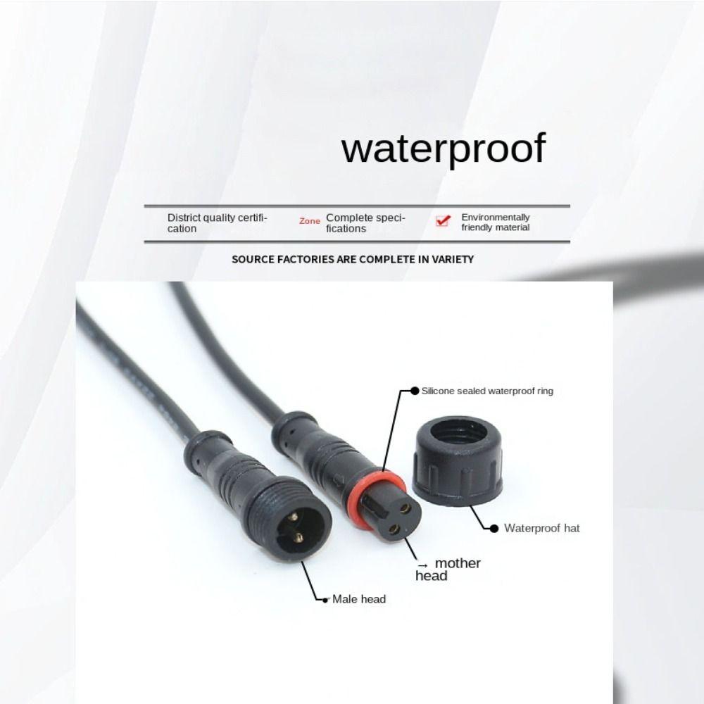 IP67 Male To Female Led Connector 2Pin 3Pin 4Pin LED Light Strips 2Pin 3Pin 4Pin Jack