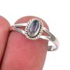 Натуральный кианит драгоценный камень ручной работы 925 стерлинговое серебро ювелирное кольцо размер 9 Q1R09