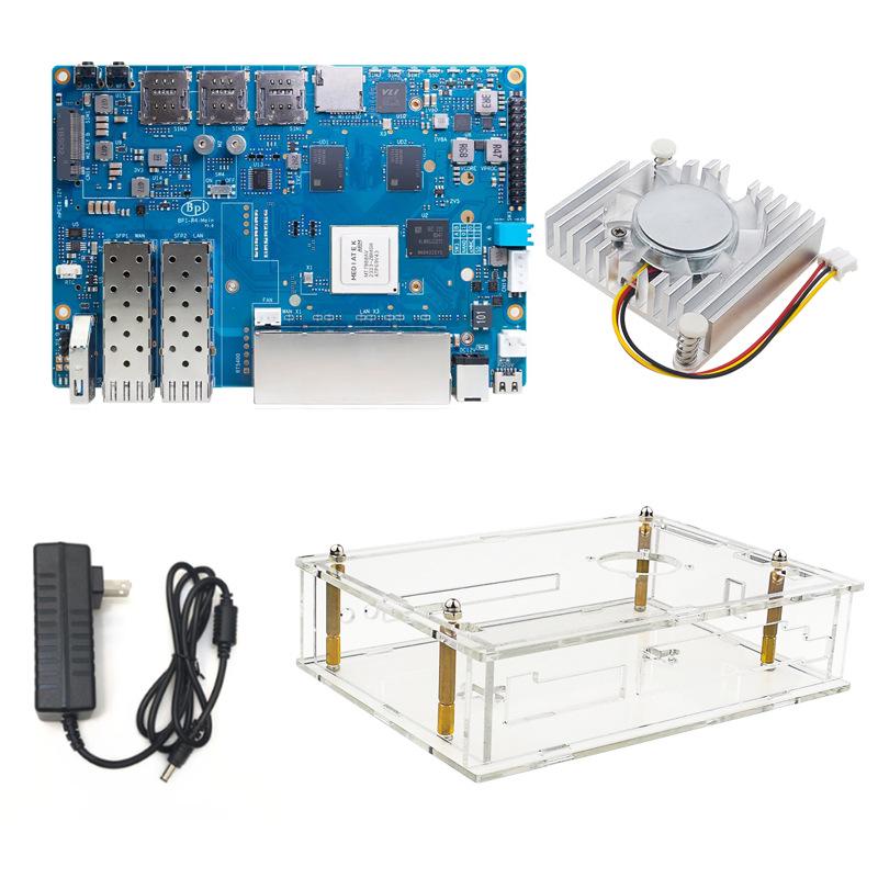 Banana Pi R4 Router Board: MediaTek MT7988 Quad-Core, 4GB RAM