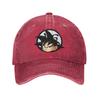 Dragon Ball Kanji Kid Goku Men Women Baseball Cap Distressed Cotton Caps Hat Outdoor Workouts Unstructured Soft Snapback Hat