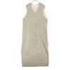 ADAWAS No Sleeve Long Dress F Beige Women Used