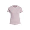 Cool Feeling Sport T-Shirt With Logo And Slim Fit Women Tops Purple Pink JD5259