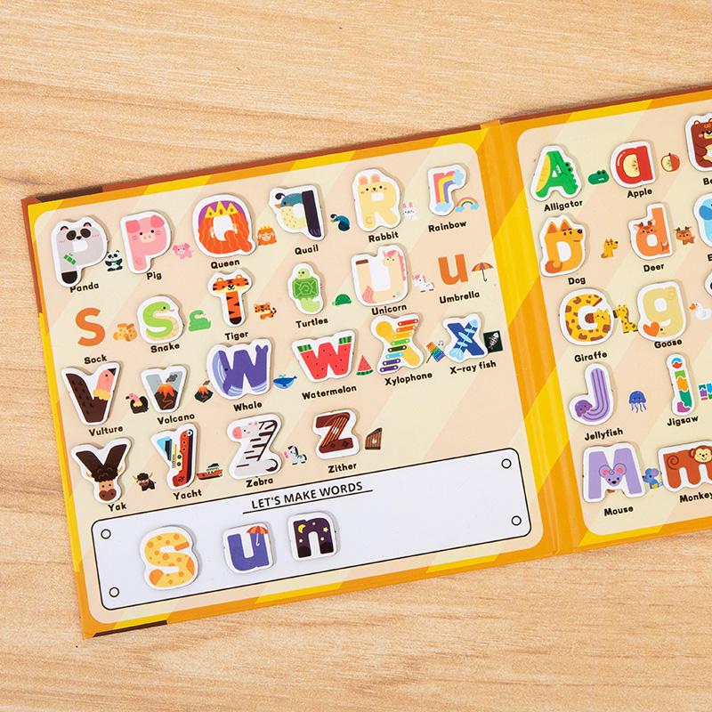 Montessori Baby Busy Stickers Book My First Quiet Book Early Learning Education Toy - Children's Matching Game for Babies