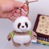 Милый брелок в виде панды, мультяшный автомобильный брелок, нежная плюшевая кукла, кулон для студента