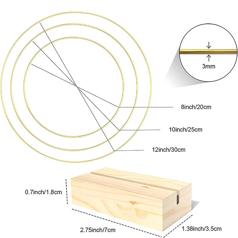 Золотой металлический обруч для цветов с держателем для карточек, украшение для свадебного стола