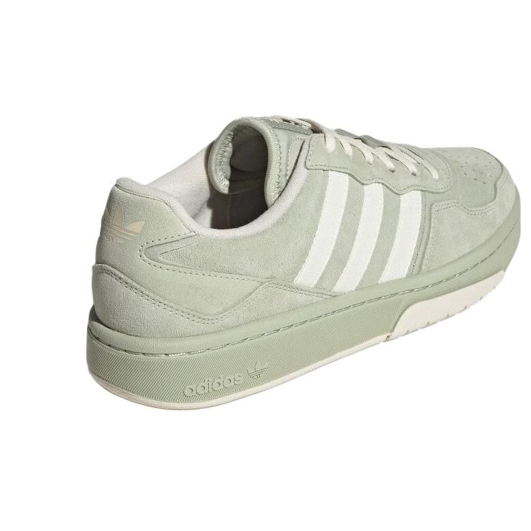 adidas Оригинальные Courtic Ткань Синтетическая кожа Замша Удобные Универсальные Низкие Повседневные Кроссовки Унисекс Светло-зеленые ID6071