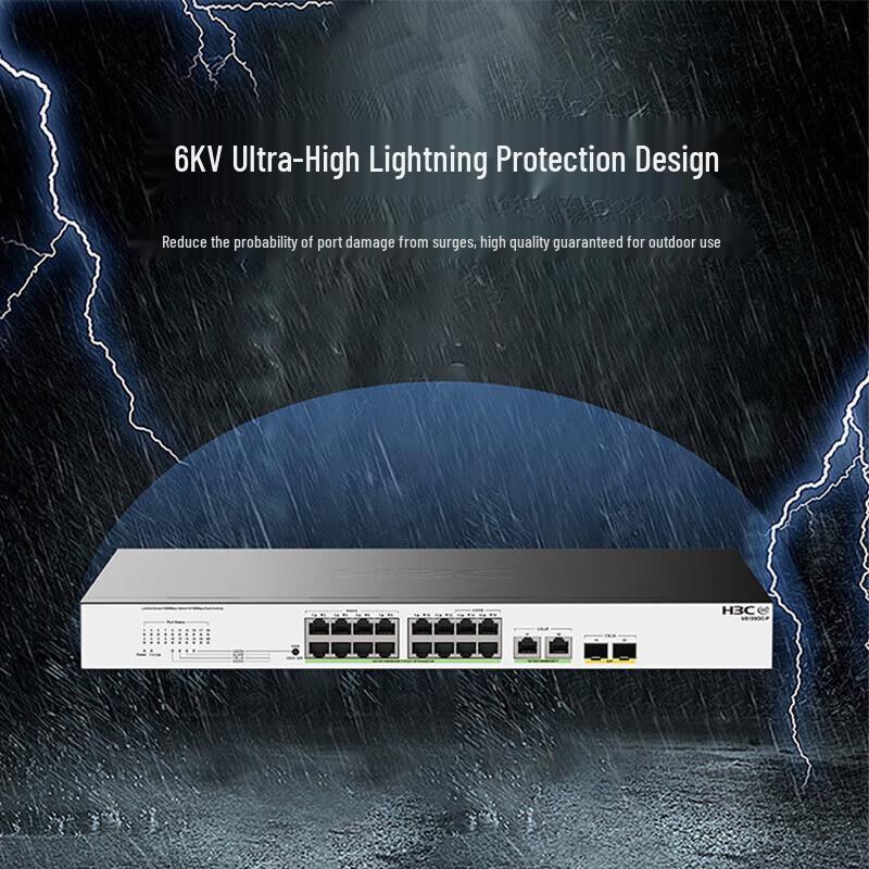 H3C US120GC-P Unmanaged Gigabit PoE Switch