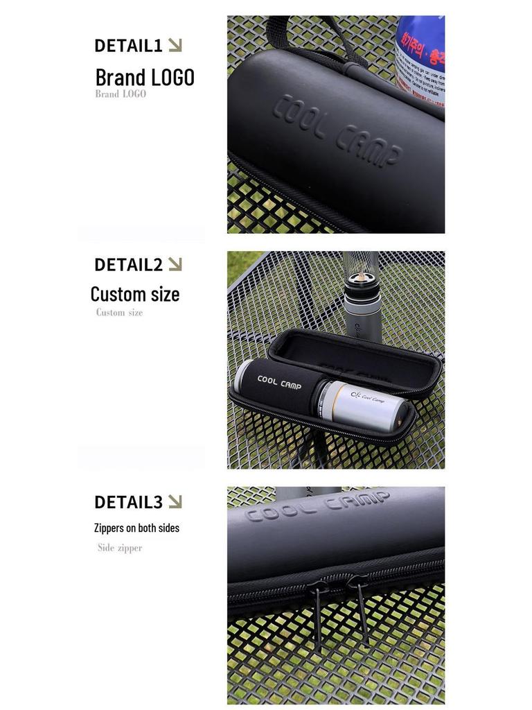 Portable Gas Lamp & Shade Protective Storage Bag - Drop-Proof EVA Camping Accessory