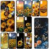 Cover for Samsung Galaxy S22 S21 S20 Fe Ultra S9 Plus + A13 A22 M21 M31 M55 M15 Protective Phone Case With Sunflower Flower