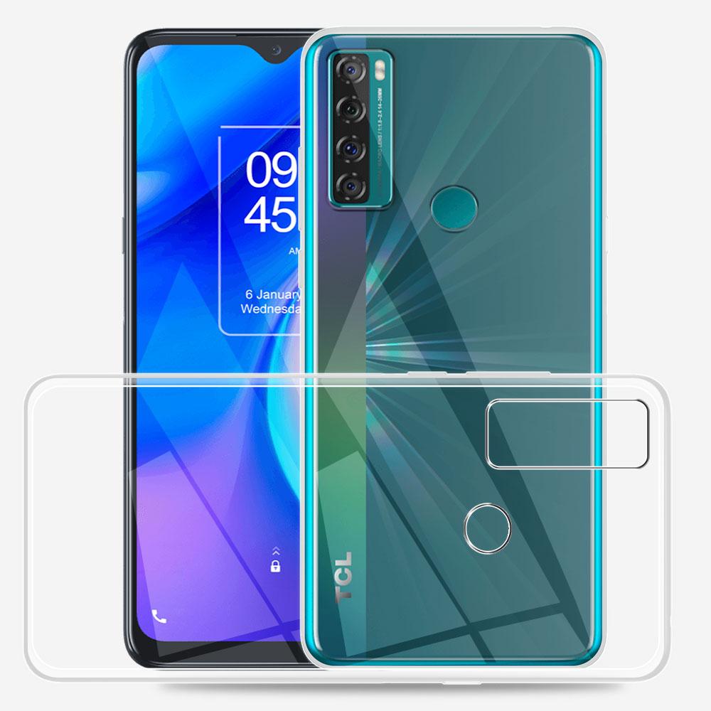 For TCL 20 SE 30 SE Case 10SE 40SE Ultra Thin Silicone Soft TPU Clear Back Case Cover For TCL20SE Coque TCL10 20 30 40 SE Funda