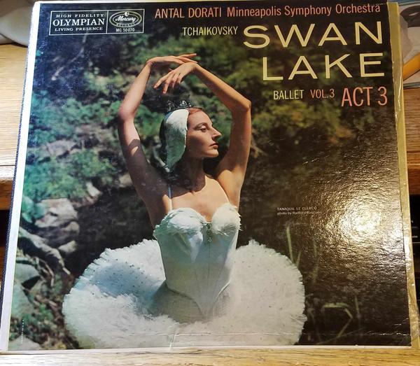 LP Record ANTAL DORATI CONDUCTING THE MINNEAP - Swan Lake Ballet, Vol. 3 (Act Three MG50070 MERCURY LIVING 1957 US Classical Used