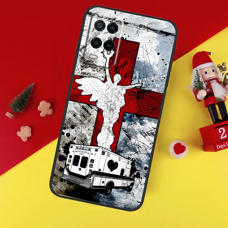 Медицинский спасательный чехол EMT EMS для Oppo A38 A18 A58 A78 A98 A74 A94 A54 A80 A60 A40 A96 A76 A16 A15 A17 A57 A5 A6 Pro