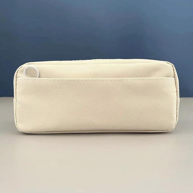 Double Layered Storage Bag Kawaii Pencil Case Cute Pencil Bag Large Capacity Portable Zipper Stationery Bag School Office Supply