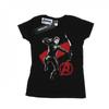 Womens/Ladies Avengers Endgame Mono Hawkeye Cotton T-Shirt
